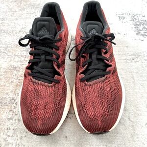 Adidas Black and Red Running Shoes